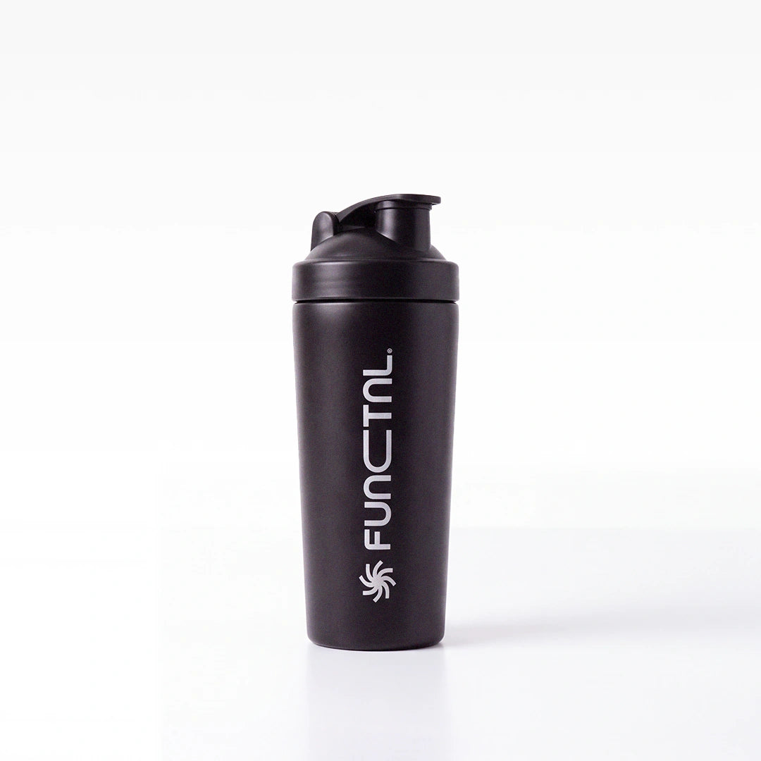 THE FUNCTNL. SHAKER | Stainless Steel Protein Shaker Bottle (Leak-Proof & BPA Free)